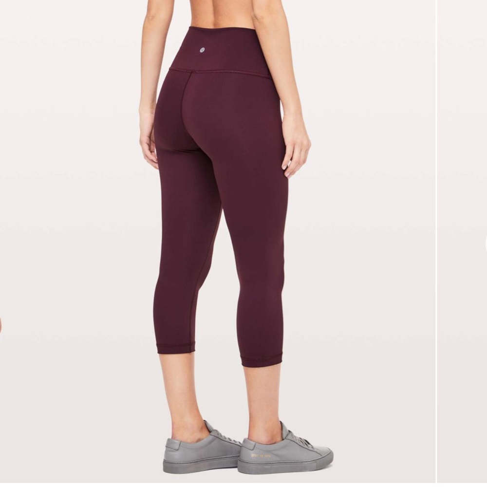 Lululemon Wunder Under High Rise Crop legging, 10